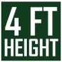 Green Height 4 Feet