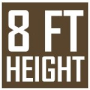 Brown Height 8 Feet