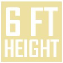 Beige Height 6 Feet
