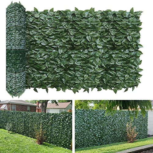 TANG Dark Light Laurel Faux Ivy Privacy Fence Screen