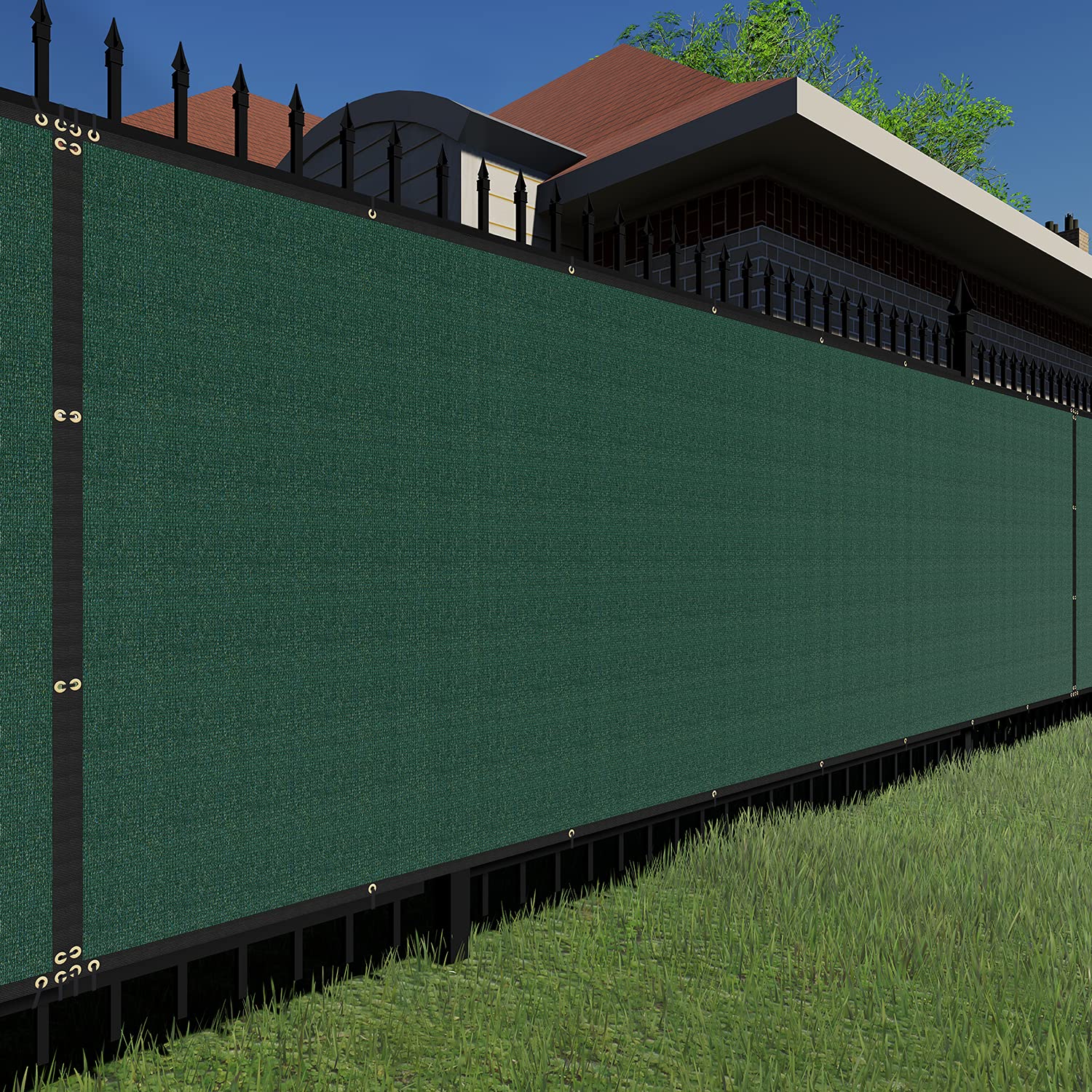 TANG Sunshades Depot Privacy Fence Screen Green 180GSM