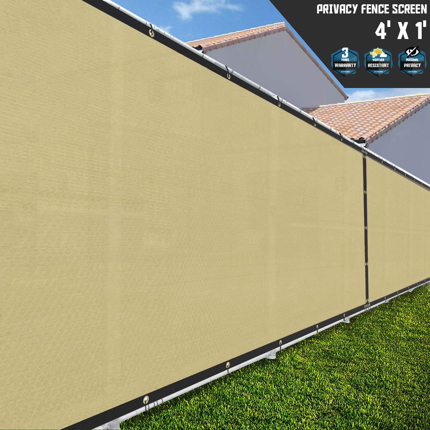 TANG Fence Privacy Screen130GSM 8FT