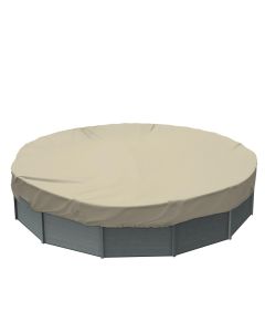 TANG 9' ft Round Pool Covers for 6 Feet Round Pool Above Ground Pool Winter Waterproof Covers Wire Rope Hemmed All Edges 3ft Overlap for Above Ground Swimming Pools, Trampoline Cover