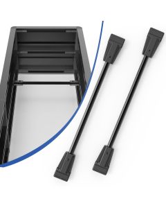 Bynbbur Hedge Base Parts 12"L for Hedge Wall Base, Aluminum Planter Box