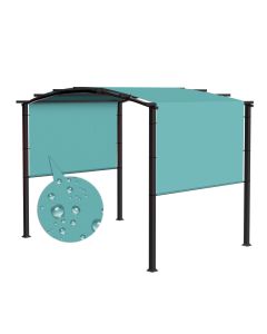 TANG 16' x 40' Outdoor Universal Pergola Replacement Cover Canopy Waterproof with Grommets Weight Rods Sun Shade Panel for Patio Backyard Turquoise Green