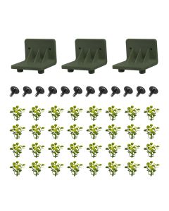 Bynbbur 1 Pack Artificial Plant Corner Bracket Kit for Hard Panel Parts Kit Connecting Part