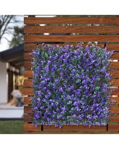 TANG Purple Lavender Fake Grass Wall Panels Backdrop 20"x20" Artificial Boxwood Panels - Customizable with Color