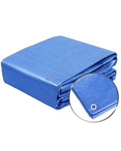 TANG Blue Tarps Heavy Duty Waterproof 5'x7 Feet General Multi-Purpose 5 Mil Poly Tarp Furniture Cover for Tent Shelter Boat RV Pool Camping Tarpaulin