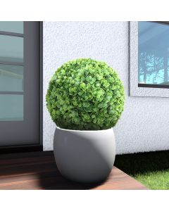 TANG Faux Leaf Topiary Faux Ball Indoor Outdoor - Customizable with Size,Color and Number of Items