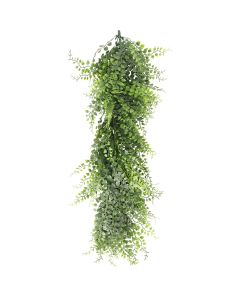 Bynbbur 16Pcs Fake Hanging Plants Artificial Vines, 20" Faux Greenery for Wall Home Room Table Wedding Indoor Outdoor Decoration, Green