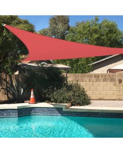 TANG 2'x2'x3' Sun Shade Sail Rectangle Sunshade Canopy UV Block Shade Cloth Pergola Cover for Outdoor Patio Garden Gazebo Deck, Red