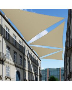 TANG 2'x2'x2' Sun Shade Sail Rectangle Sunshade Canopy UV Block Shade Cloth Pergola Cover for Outdoor Patio Garden Gazebo Deck, Sand