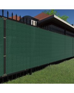 TANG Sunshades Depot Green 8x286' FT Privacy Fence Screen Temporary 150 GSM Heavy Duty Windscreen Fence Netting Fence Cover with Zipties 88% Privacy Blockage Excellent Airflow 3 Years Warranty