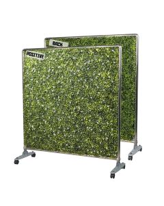 TANG Room Divider Mobile Faux Hedge Wall Room Partition, Greenery Boxwood Panels Fence Privacy Screen Freestanding with Wheels, Grass Wall Decor for Office Home Wedding - Customizable with Size