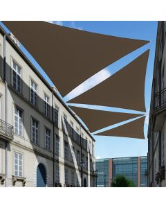 TANG 2'x2'x2' Sun Shade Sail Rectangle Sunshade Canopy UV Block Shade Cloth Pergola Cover for Outdoor Patio Garden Gazebo Deck, Brown