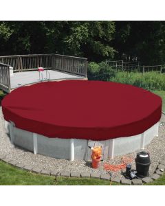 TANG 9' ft Round Pool Covers for 6 Feet Round Pool Above Ground Tank Spa Pool Covers Leaf Winter Waterproof Covers Wire Rope Hemmed All Edges 3ft Overlap, Trampoline Cover