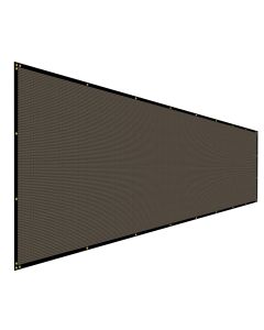TANG Durable Privacy Screen Fence 98% Privacy Heavy Duty Windscreen for Backyard Chain Link Fence 3 Years Warranty 6’X25’ Brown