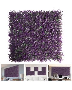 TANG 20"x20"-1PC Artificial Wall Greenery Panels Grass Backdrop, Faux Privacy Fence Boxwood Panel Fake Hedge Privacy Planters for Patio Decor