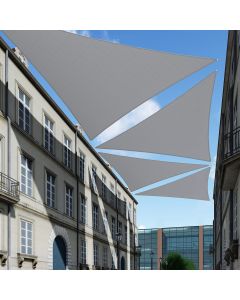 TANG 2'x2'x2' Sun Shade Sail Rectangle Sunshade Canopy UV Block Shade Cloth Pergola Cover for Outdoor Patio Garden Gazebo Deck, Grey