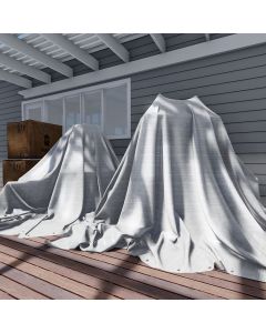 TANG Sunshades Depot Feet Heavy Duty 10 Mil White Cover Tent Shelter Camping Tarpaulin Multi Purpose Waterproof Poly Tarp Cover Reinforced Rip-Stop with Grommets - Customizable with Size and Color