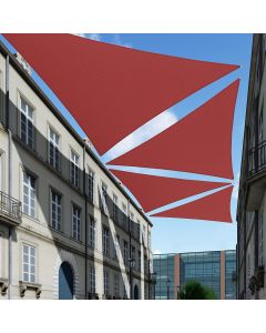 TANG 2'x2'x2' Sun Shade Sail Rectangle Sunshade Canopy UV Block Shade Cloth Pergola Cover for Outdoor Patio Garden Gazebo Deck, Red