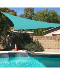 TANG 2'x2'x3' Sun Shade Sail Rectangle Sunshade Canopy UV Block Shade Cloth Pergola Cover for Outdoor Patio Garden Gazebo Deck, Turquoise