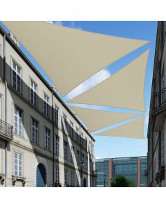 TANG 2'x2'x2' Sun Shade Sail Rectangle Sunshade Canopy UV Block Shade Cloth Pergola Cover for Outdoor Patio Garden Gazebo Deck, Beige