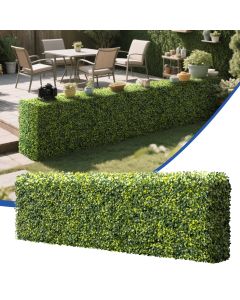 Bynbbur Artificial Boxwood Hedge-1836 - Customizable with Size and Color