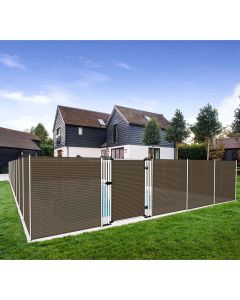 TANG TANG Pool Fence for Inground Pools Removable Safety Fence Privacy Screen Yard Fencing Backyard Garden Fence with Stand Poles Outdoor Dog Chicken Fence - Customizable with Size and Color